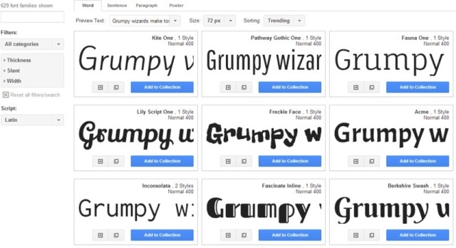 7Google Fonts