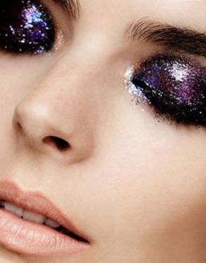 Novogodišnji make-up: All colors-glitter