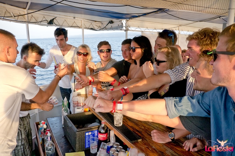 The bar on the boat