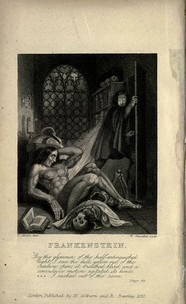 Frankenstein ili moderni Prometej, prvo izdanje